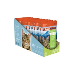 Feline Natural Chicken & Lamb Feast Pouch Wet Cat Food 85g X 12