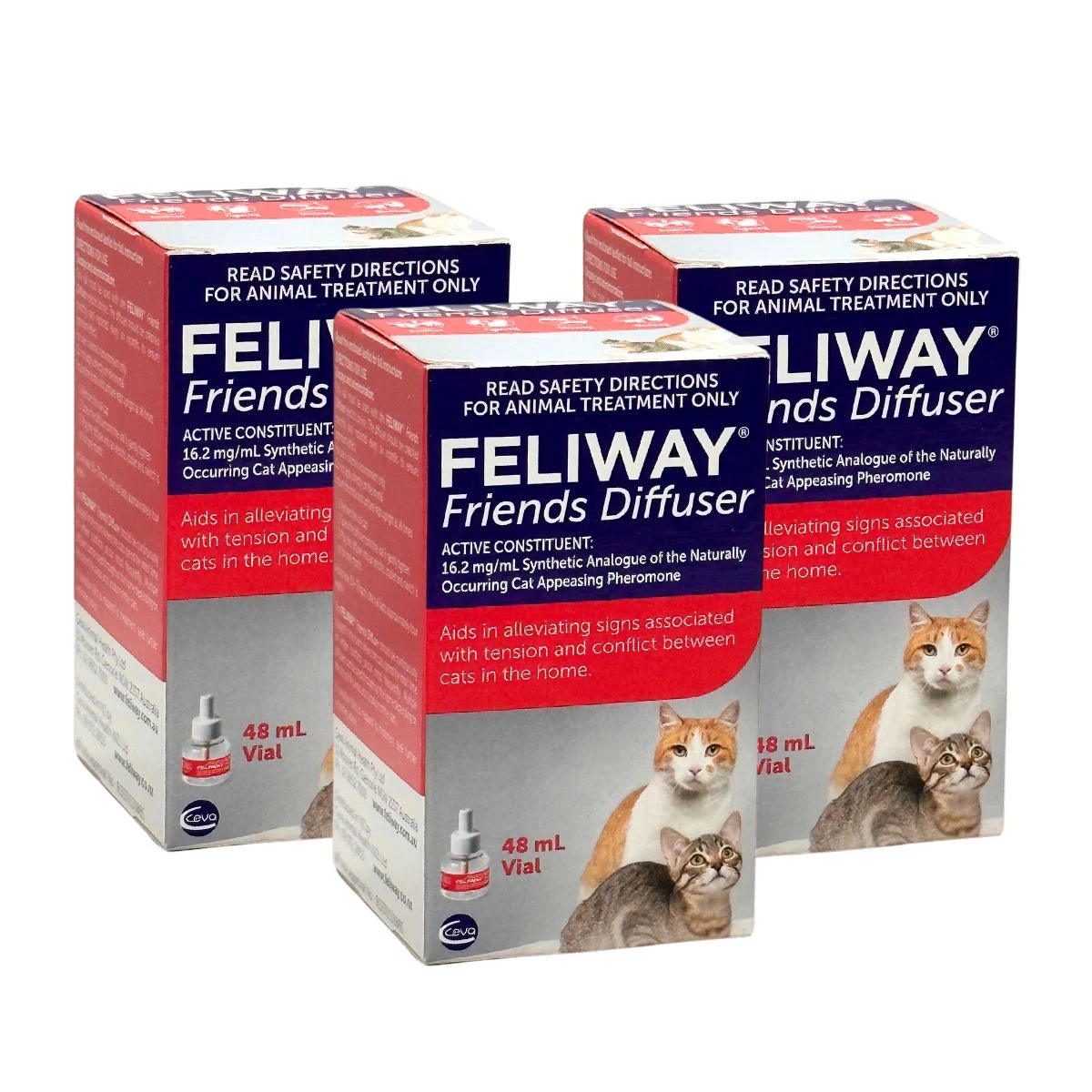 Feliway Friends Refill 3 X 48mL Value Bundle 1 Feliway Friends Refill 3 X 48mL Value Bundle