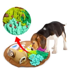 All For Paws Dig It! Fluffy Play & Treat Mat With Squirrel -Vetn Pet Direct Store fluffy mat with squirrel 3