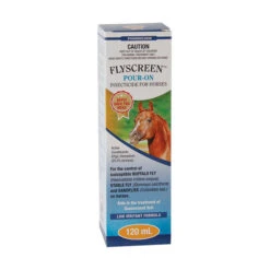 Pharmachem Flyscreen Pour-On Insecticide For Horses 120mL