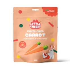Little Cheeks Freeze Dried Carrot For Rabbits & Guinea Pigs 10g
