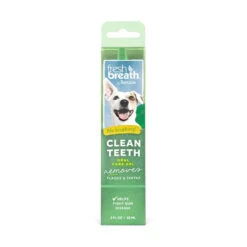 TropiClean Fresh Breath Clean Teeth Gel For Dogs 6 TropiClean Fresh Breath Clean Teeth Gel For Dogs -Vetn Pet Direct Store fresh breath clean teeth gel dogs 59mL