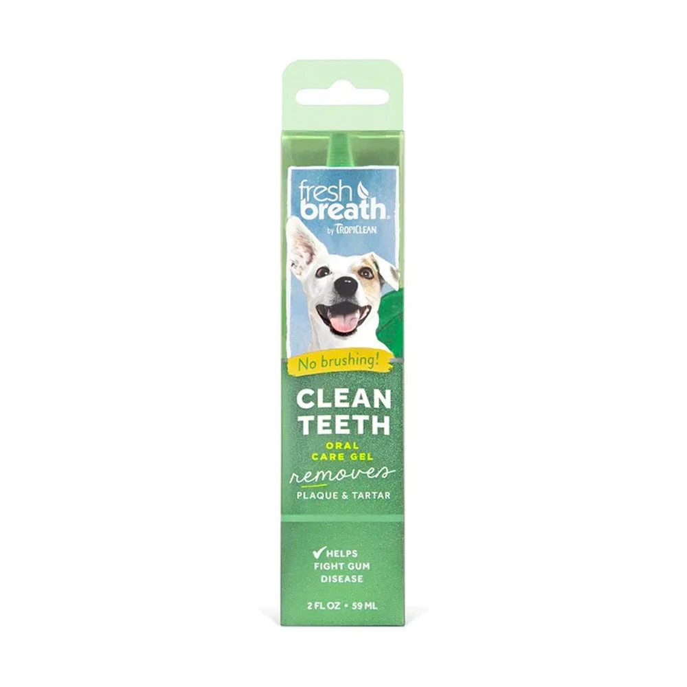 TropiClean Fresh Breath Clean Teeth Gel For Dogs 3 TropiClean Fresh Breath Clean Teeth Gel For Dogs - Image 3