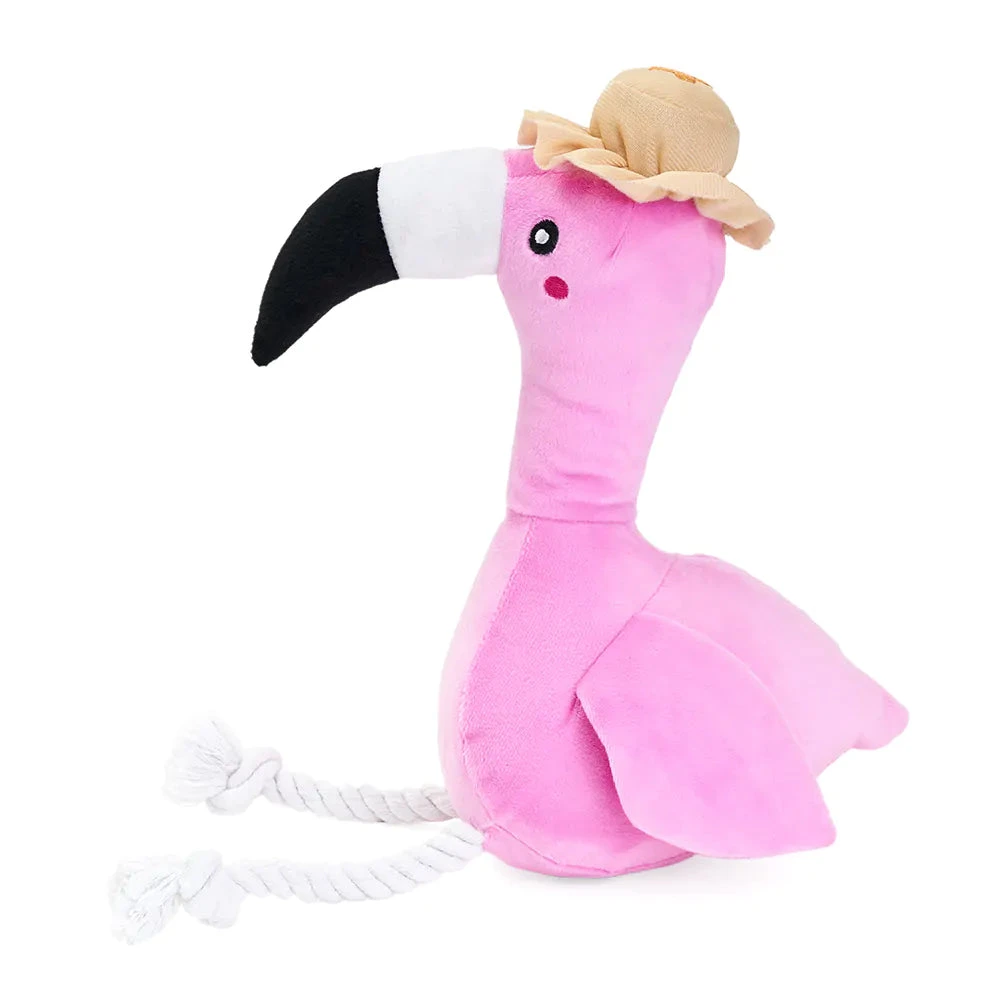 Zippy Paws Playful Pal - Freya The Flamingo 7 Zippy Paws Playful Pal - Freya The Flamingo - Image 7