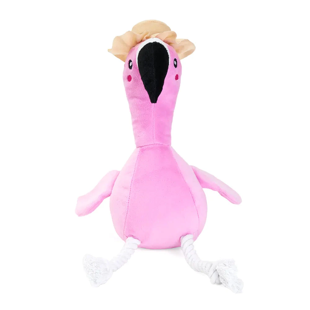 Zippy Paws Playful Pal - Freya The Flamingo 6 Zippy Paws Playful Pal - Freya The Flamingo - Image 6