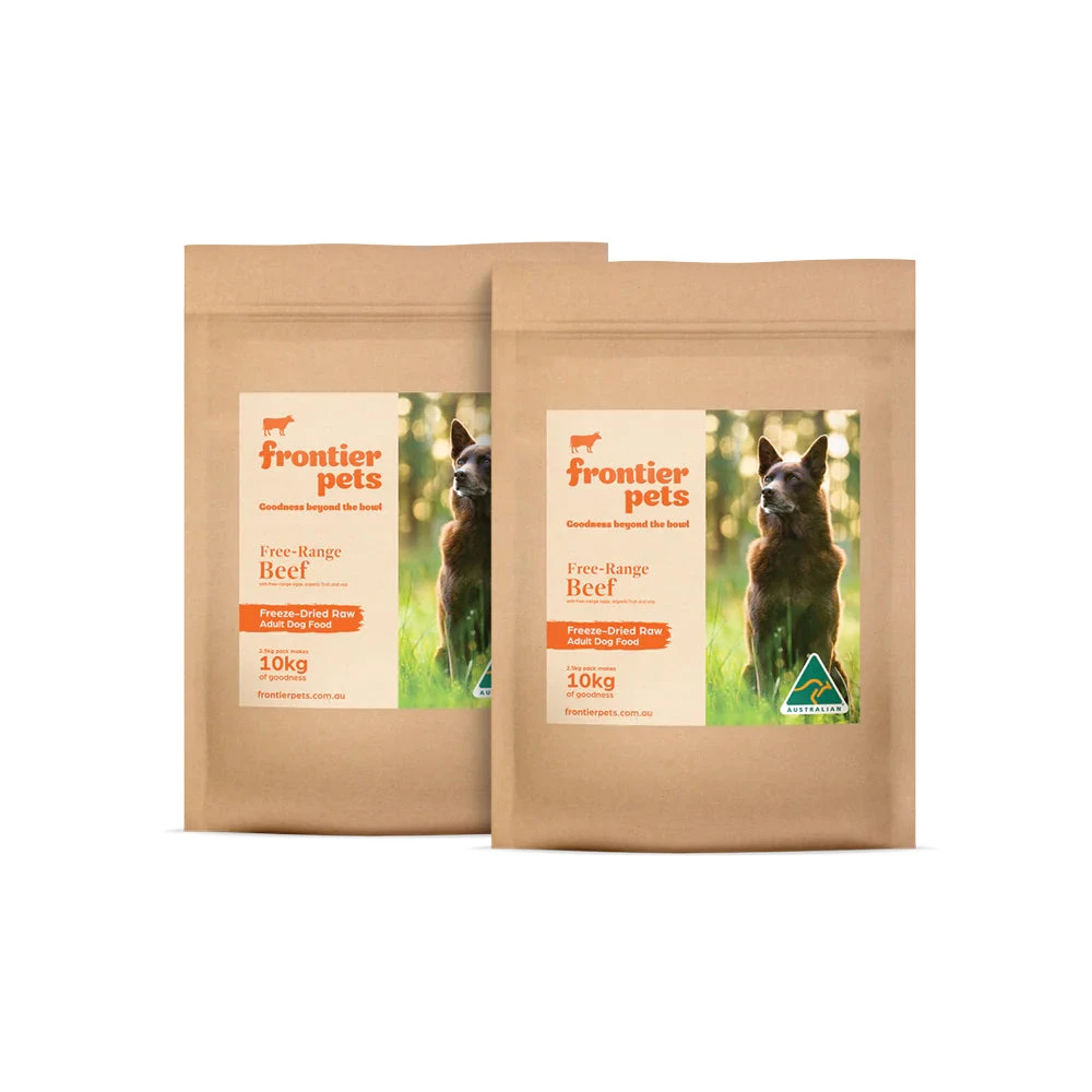 Frontier Pets Free-Range Beef Freeze-Dried Raw Adult Dog Food 5 Frontier Pets Free-Range Beef Freeze-Dried Raw Adult Dog Food - Image 5