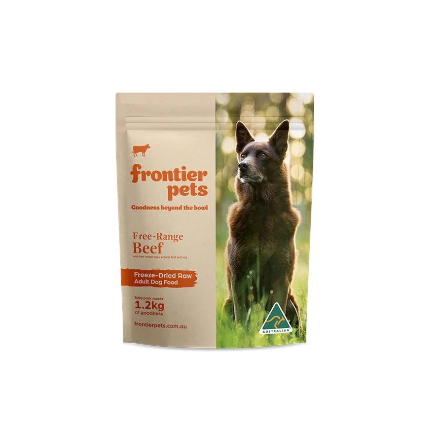 Frontier Pets Free-Range Beef Freeze-Dried Raw Adult Dog Food 2 Frontier Pets Free-Range Beef Freeze-Dried Raw Adult Dog Food - Image 2