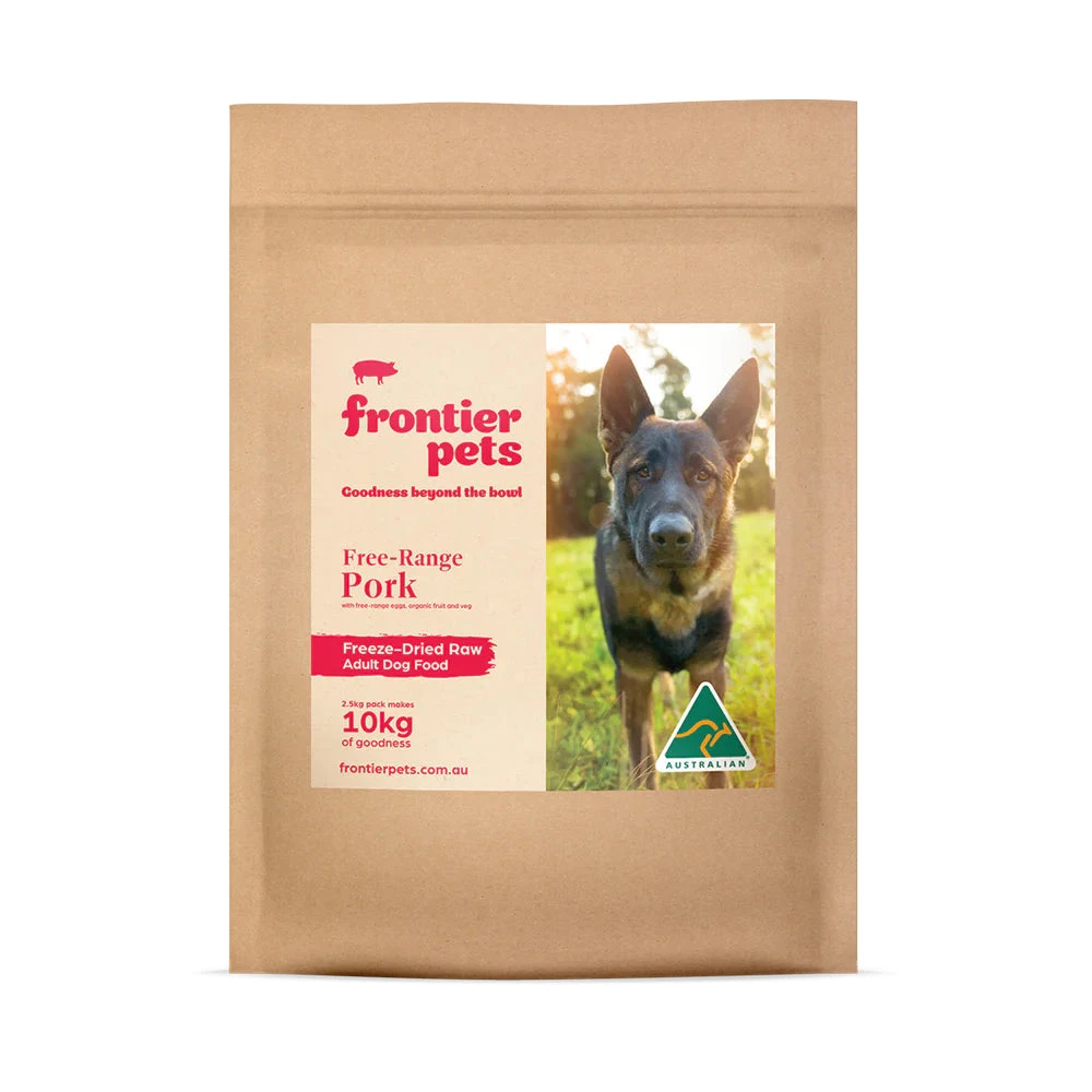 Frontier Pets Free-Range Pork Freeze-Dried Raw Adult Dog Food 6 Frontier Pets Free-Range Pork Freeze-Dried Raw Adult Dog Food - Image 6