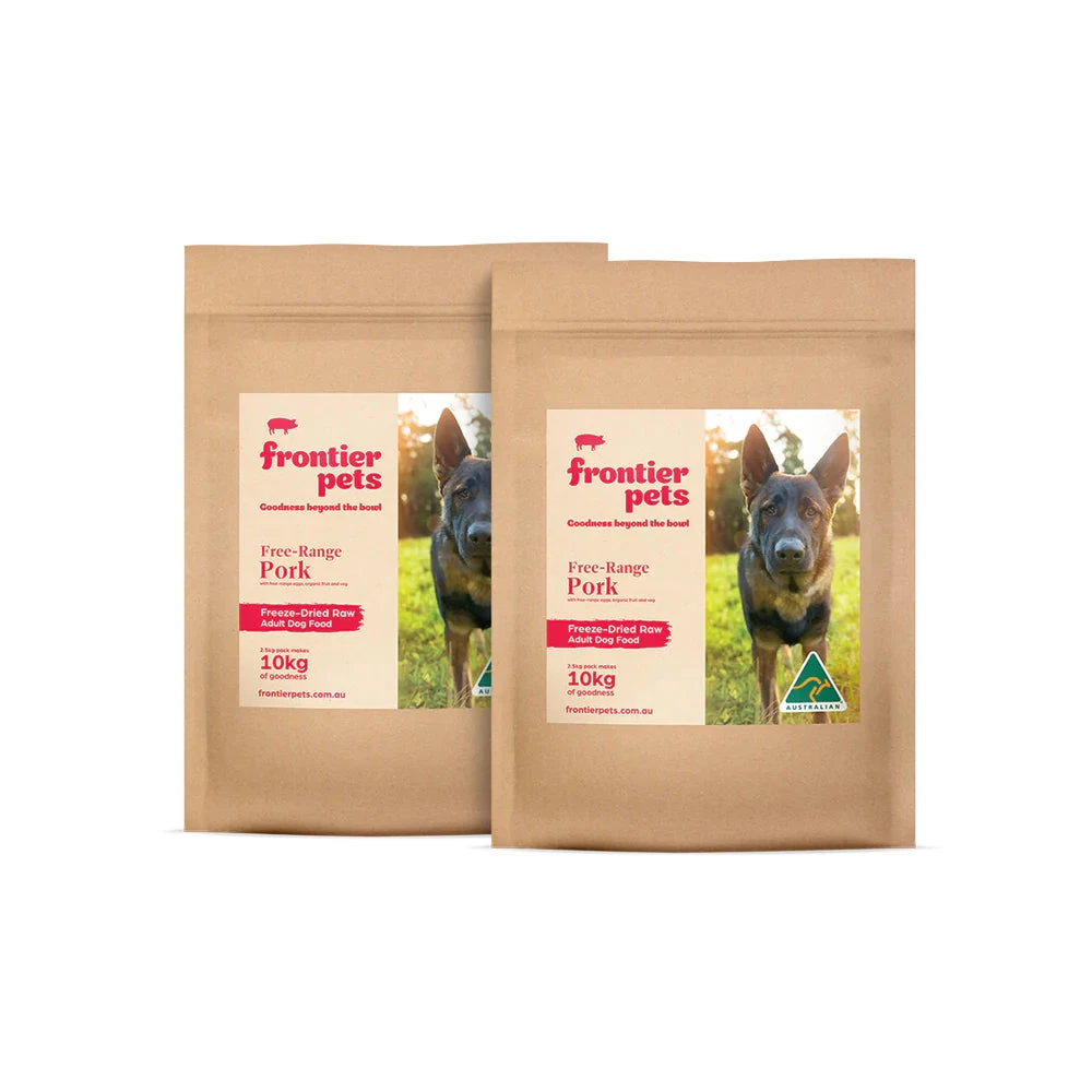 Frontier Pets Free-Range Pork Freeze-Dried Raw Adult Dog Food 7 Frontier Pets Free-Range Pork Freeze-Dried Raw Adult Dog Food - Image 7