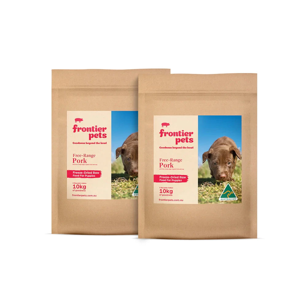 Frontier Pets Free-Range Pork Freeze-Dried Raw Food For Puppies 9 Frontier Pets Free-Range Pork Freeze-Dried Raw Food For Puppies - Image 9