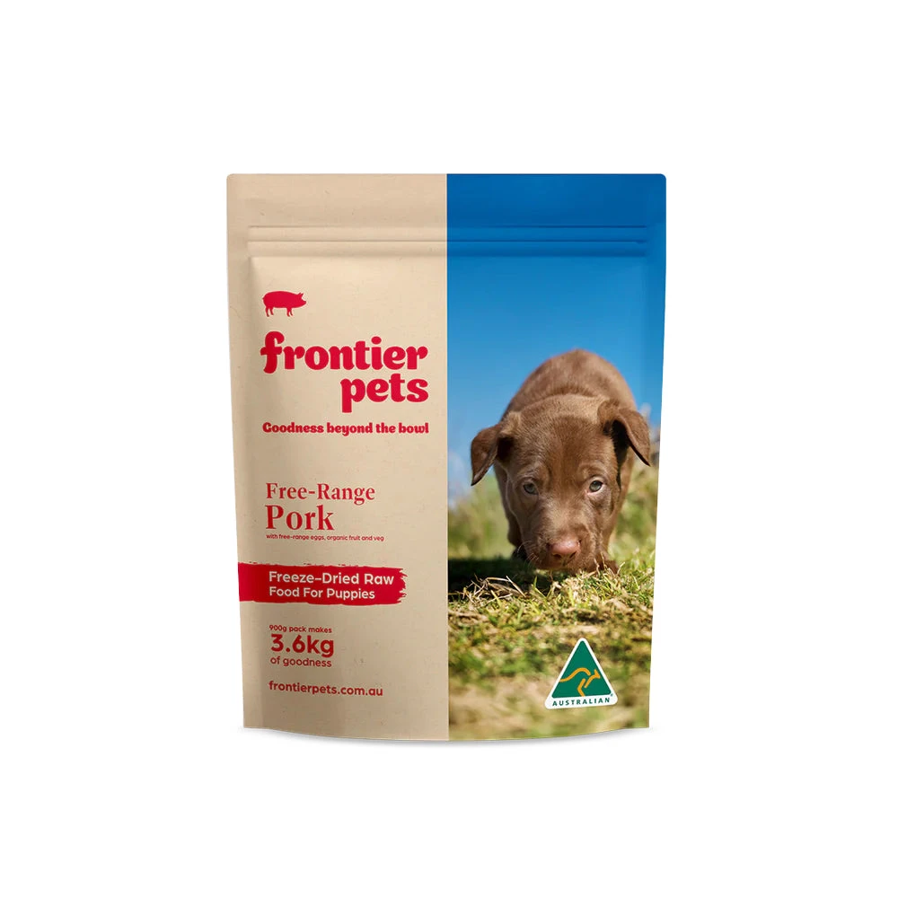 Frontier Pets Free-Range Pork Freeze-Dried Raw Food For Puppies 7 Frontier Pets Free-Range Pork Freeze-Dried Raw Food For Puppies - Image 7
