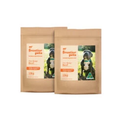 Frontier Pets Free-Range Beef Freeze-Dried Raw Food For Puppies -Vetn Pet Direct Store frontier pets puppy beef 5kg