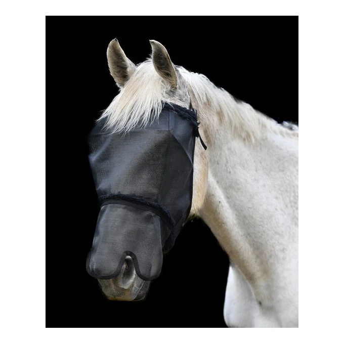 Flyveils By Design Fur Flyveil With Extended Nose Cover 1 Flyveils By Design Fur Flyveil With Extended Nose Cover