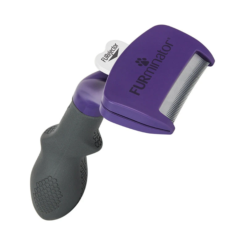 FURminator DeSheddingToolfor Short Haired Medium/Large Cats 1 FURminator DeSheddingToolfor Short Haired Medium/Large Cats
