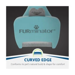 FURminator DeShedding Tool For Long Haired Small Cats 8 FURminator DeShedding Tool For Long Haired Small Cats -Vetn Pet Direct Store furminator small cat long hair deshed 2