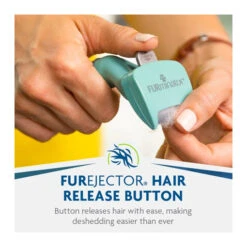 FURminator DeShedding Tool For Long Haired Small Cats 9 FURminator DeShedding Tool For Long Haired Small Cats -Vetn Pet Direct Store furminator small cat long hair deshed 4