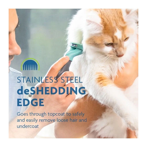 FURminator DeShedding Tool For Long Haired Small Cats 5 FURminator DeShedding Tool For Long Haired Small Cats - Image 5