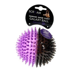 Scream Galaxy Ball Dog Toy -Vetn Pet Direct Store galaxy ball purple