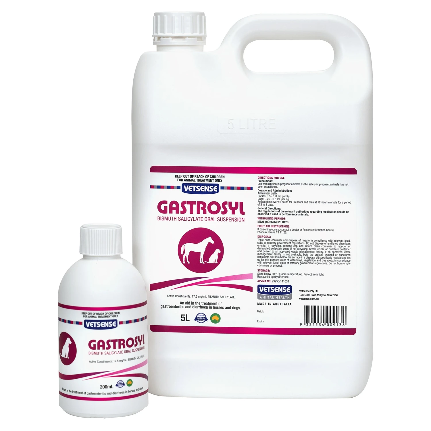 Vetsense Gastrosyl For Dogs & Horses 1 Vetsense Gastrosyl For Dogs & Horses