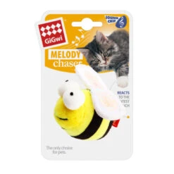 GiGwi Melody Chaser Bee Cat Toy 7 GiGwi Melody Chaser Bee Cat Toy -Vetn Pet Direct Store gigwi melody chaser bee