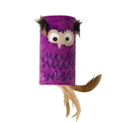 GiGwi Melody Chaser Tube Owl Cat Toy