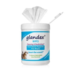 Glandex Anal Gland Hygenic Pet Wipes -Vetn Pet Direct Store glandex wipes 75