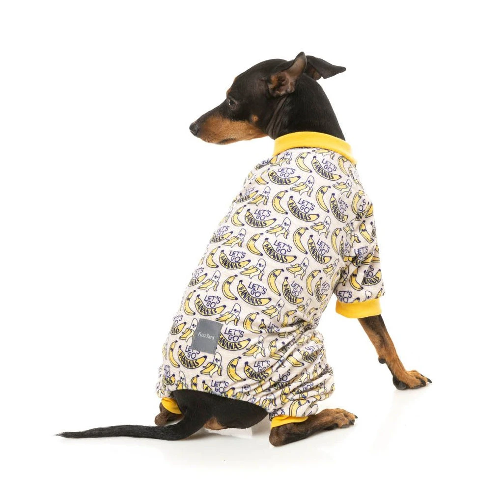 FuzzYard Dog Pyjamas - Go Bananas 5 FuzzYard Dog Pyjamas - Go Bananas - Image 5