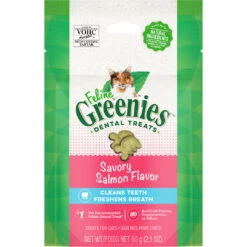 Feline Greenies Dental Treats For Cats - Assorted Flavours -Vetn Pet Direct Store greenies savoury salmon flavor web