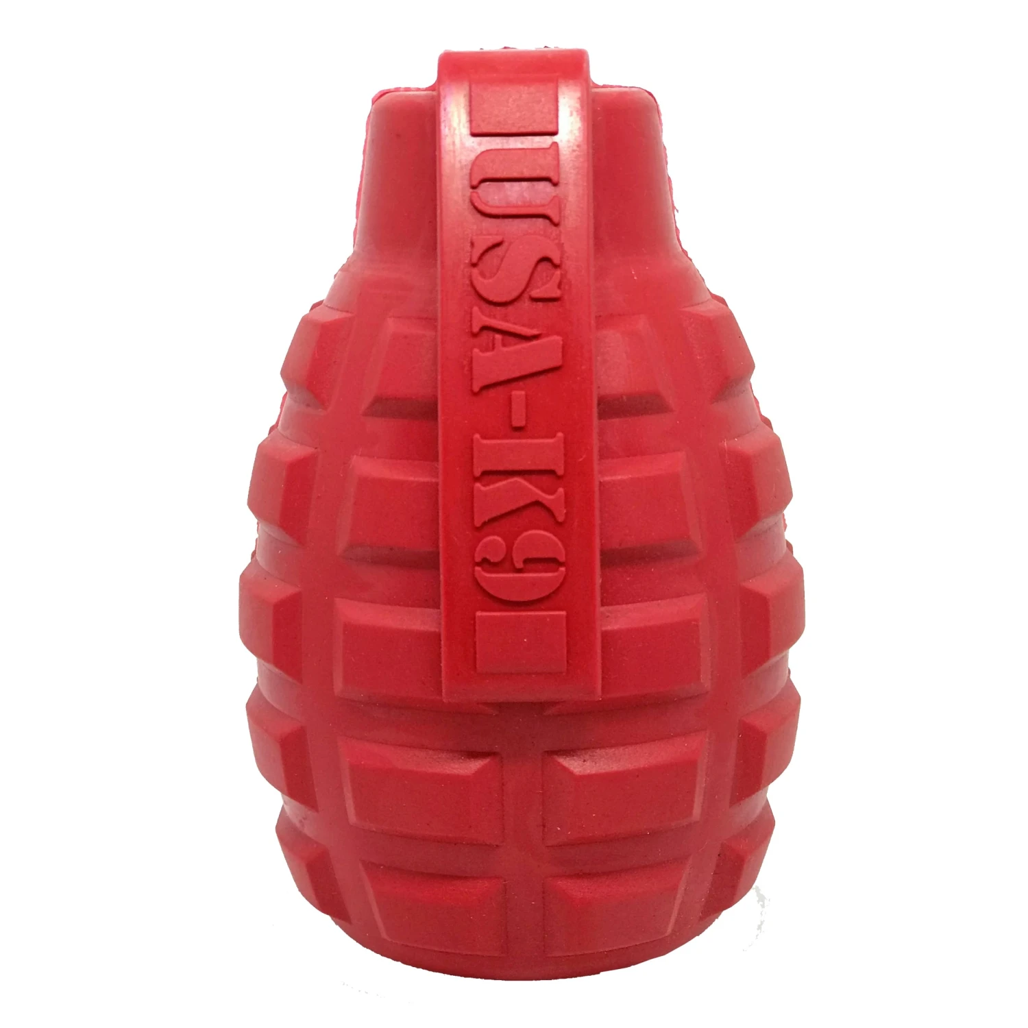 USA-K9 Grenade Rubber Treat Dispensing & Chew Toy 2 USA-K9 Grenade Rubber Treat Dispensing & Chew Toy - Image 2
