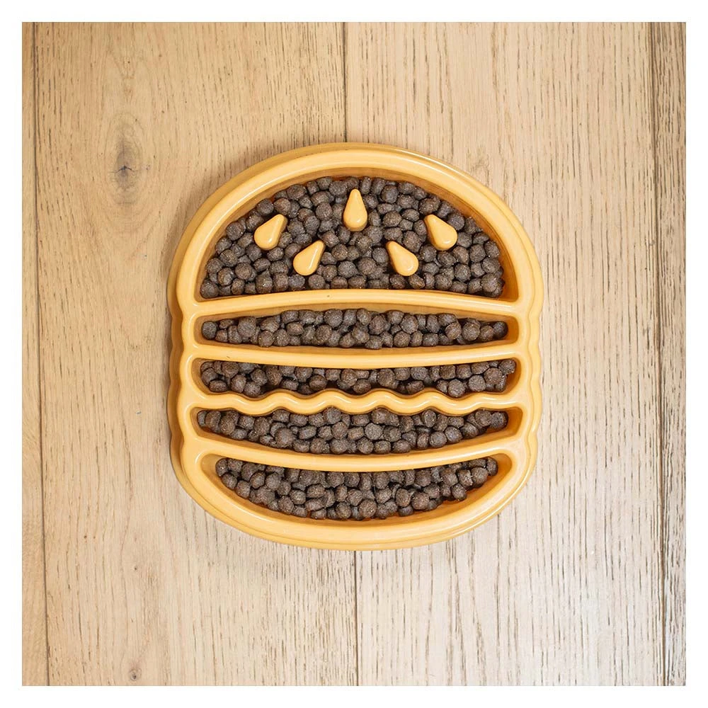 ZippyPaws Happy Bowl Slow Feeder - Hamburger 5 ZippyPaws Happy Bowl Slow Feeder - Hamburger - Image 5