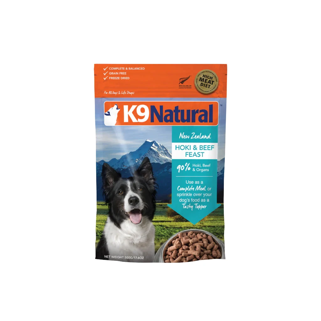 K9 Natural Hoki & Beef Feast Freeze-Dried Dog Food 2 K9 Natural Hoki & Beef Feast Freeze-Dried Dog Food - Image 2