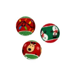 KONG Holiday SqueakAir Balls - 6 Pack 7 KONG Holiday SqueakAir Balls - 6 Pack -Vetn Pet Direct Store holiday squeak air balls small 2