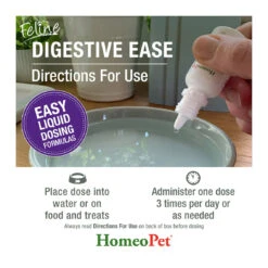 HomeoPet Feline Digestive Ease 15mL 6 HomeoPet Feline Digestive Ease 15mL -Vetn Pet Direct Store homeopet digestive ease 3