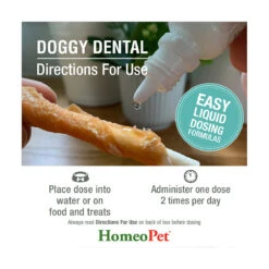 HomeoPet Doggy Dental 15mL 7 HomeoPet Doggy Dental 15mL -Vetn Pet Direct Store homeopet doggy dental 2