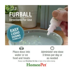 HomeoPet Feline Hairball 15mL -Vetn Pet Direct Store homeopet furball 2