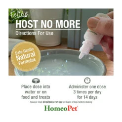 HomeoPet Feline Host No More 15mL -Vetn Pet Direct Store homeopet host no more 2