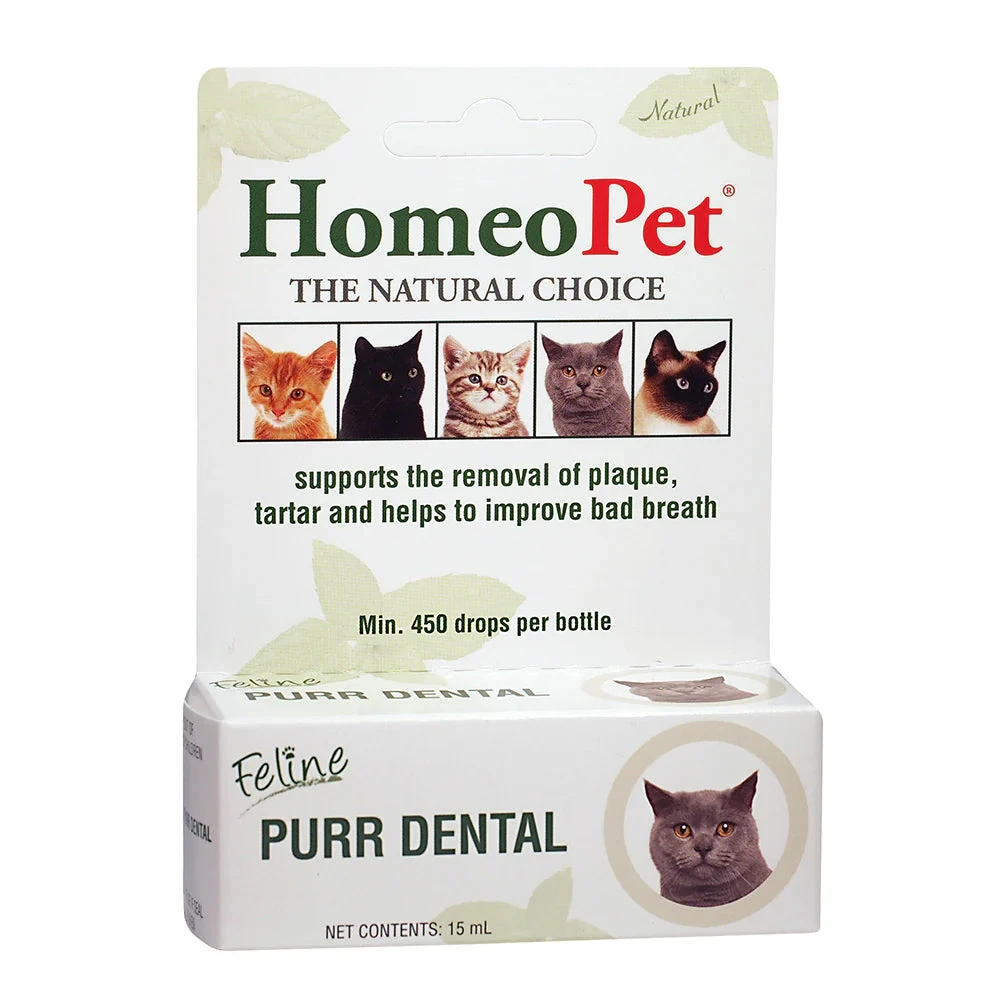 HomeoPet Feline Purr Dental 15mL 1 HomeoPet Feline Purr Dental 15mL
