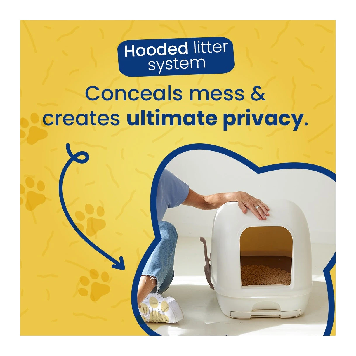 Ezi-LockOdour Hooded Dual Layer Cat Litter Tray System 2 Ezi-LockOdour Hooded Dual Layer Cat Litter Tray System - Image 2