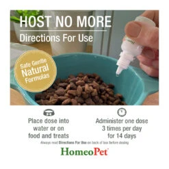 HomeoPet Host No More 15mL 6 HomeoPet Host No More 15mL -Vetn Pet Direct Store host no more 3