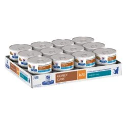 Hill's Prescription Diet Feline K/d Kidney Care Paté W/Tuna 156g X24 -Vetn Pet Direct Store hpd cat kd tuna pate box