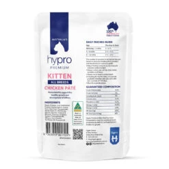 Hypro Premium Grain Free Chicken Paté For Kittens 85g X 12 5 Hypro Premium Grain Free Chicken Paté For Kittens 85g X 12 -Vetn Pet Direct Store hypro kitten chicken pate back