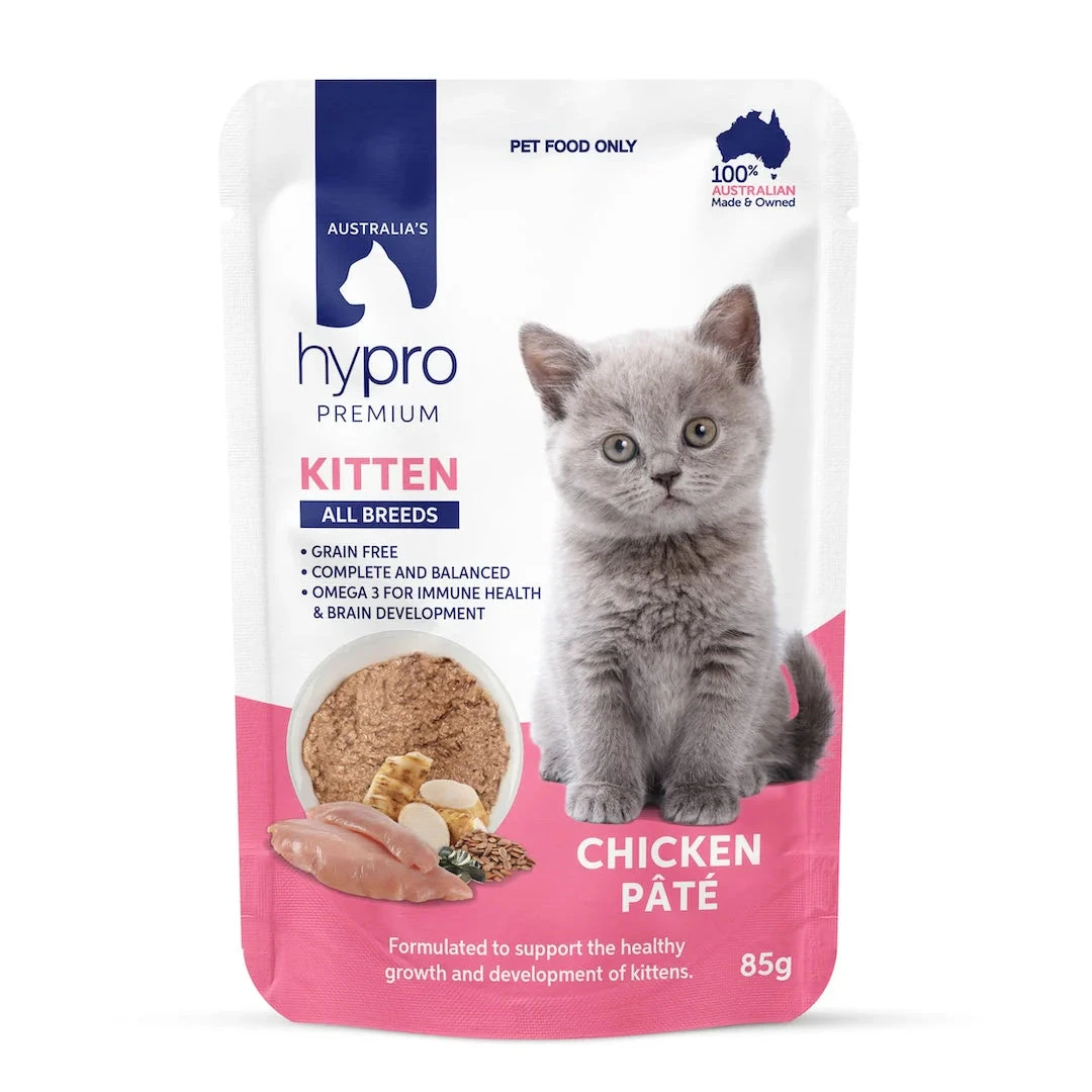 Hypro Premium Grain Free Chicken Paté For Kittens 85g X 12 2 Hypro Premium Grain Free Chicken Paté For Kittens 85g X 12 - Image 2