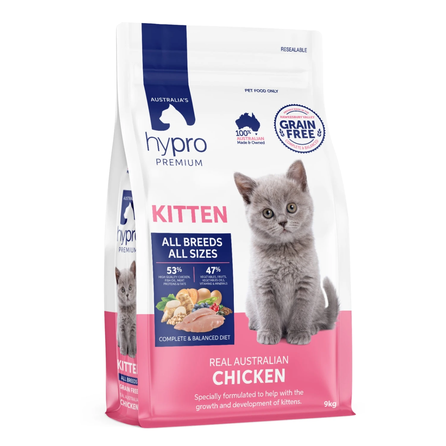 Hypro Premium Grain Free Chicken For Kittens 1 Hypro Premium Grain Free Chicken For Kittens