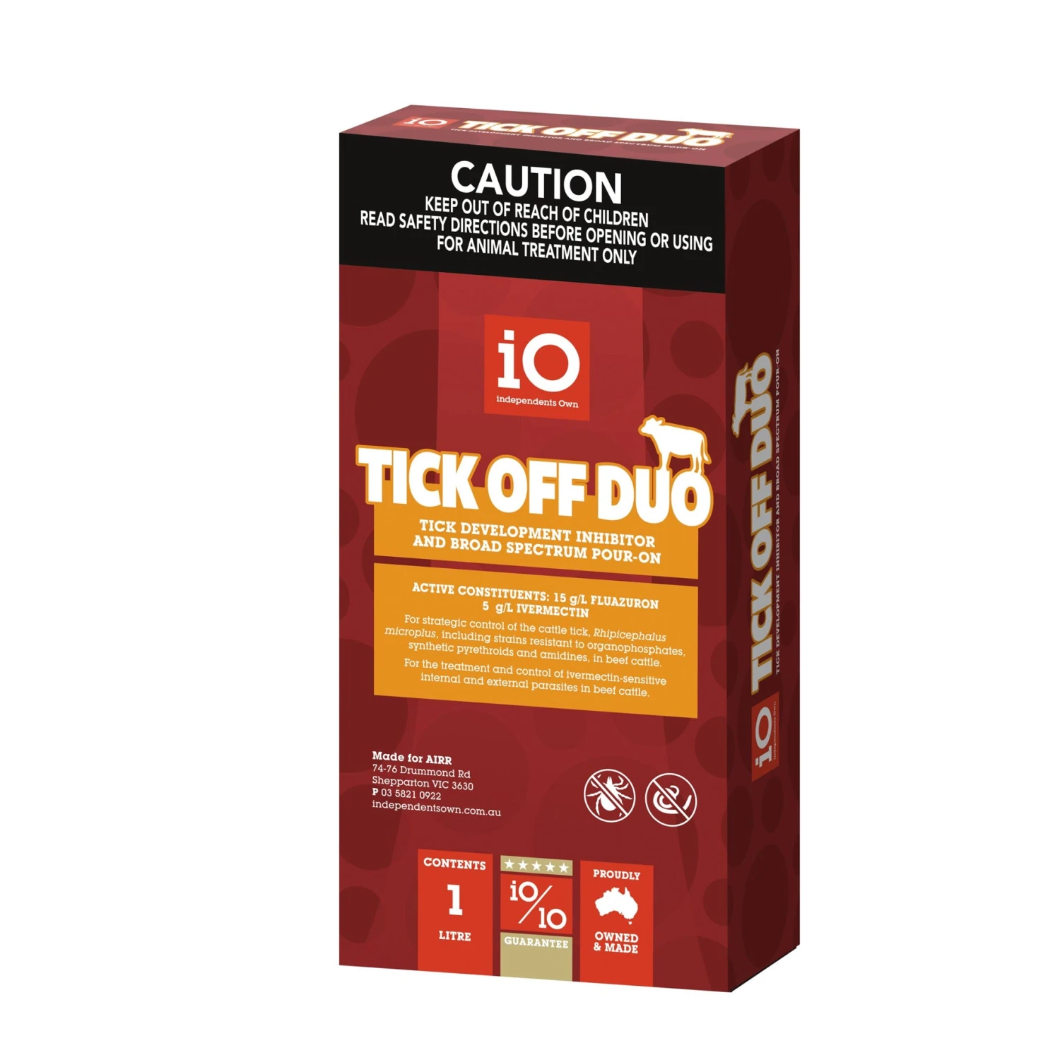 IO Tick Off Duo Pour-On 1L 1 IO Tick Off Duo Pour-On 1L