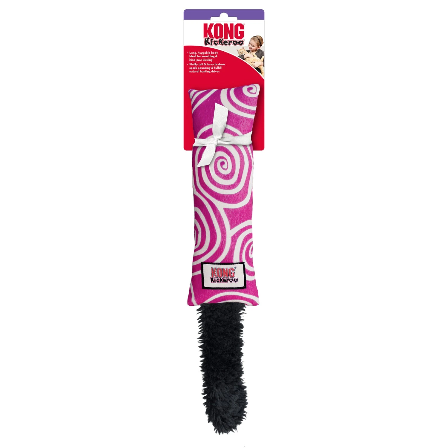 Kong Kickeroo Swirl - Pink 1 Kong Kickeroo Swirl - Pink