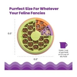 Nina Ottosson Kitty Lickin' Layers Cat Puzzle & Feeder In One 7 Nina Ottosson Kitty Lickin' Layers Cat Puzzle & Feeder In One -Vetn Pet Direct Store kitty lickin layers 4