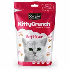 Kit Cat KittyCrunch Treats 60g -Vetn Pet Direct Store kittycrunch 60gm beef