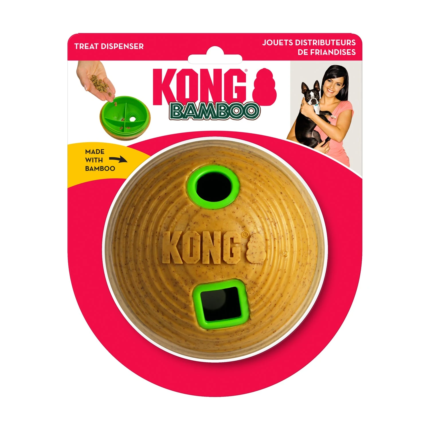 KONG Bamboo Feeder Ball 1 KONG Bamboo Feeder Ball