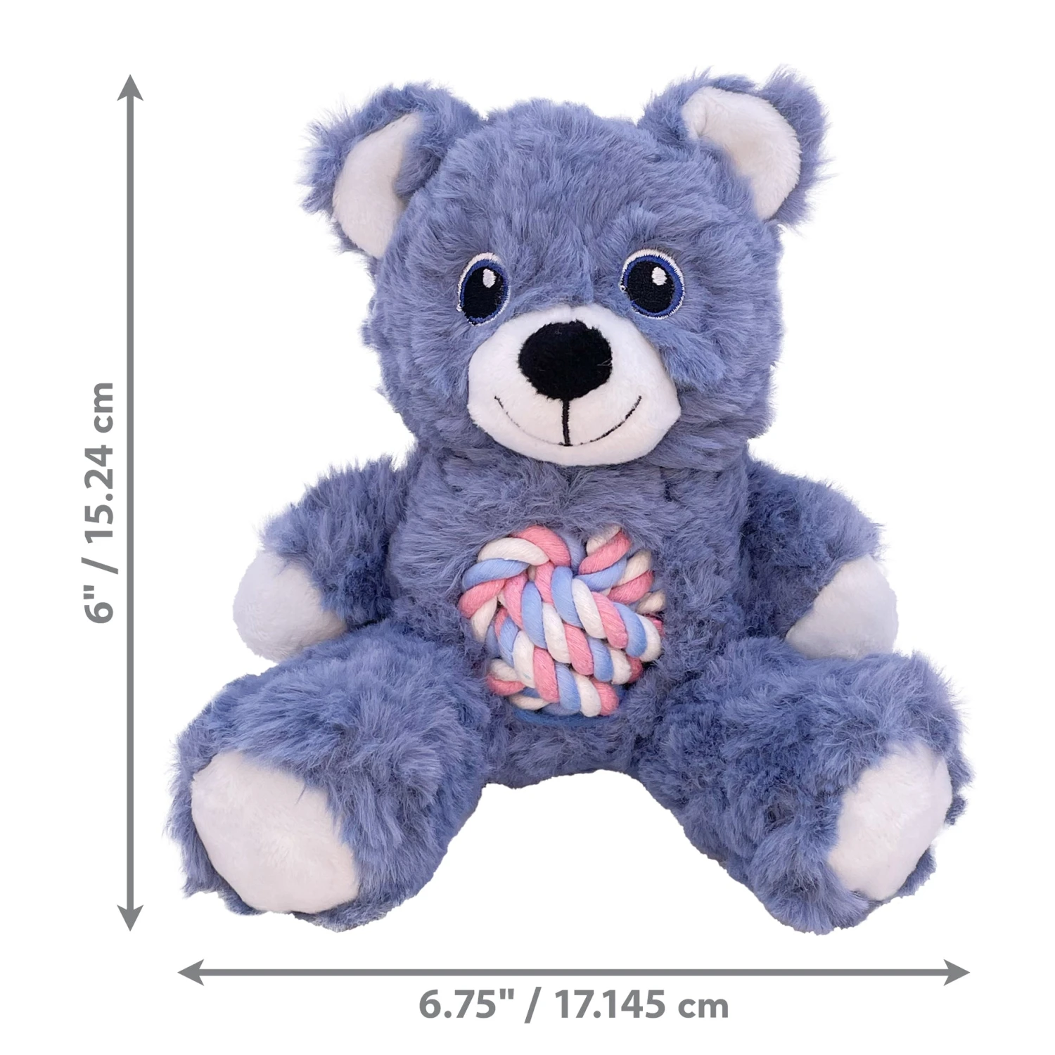 KONG Knots Teddy - Small 2 KONG Knots Teddy - Small - Image 2