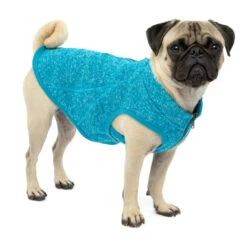 Kurgo Core Dog Sweater - Heather Blue